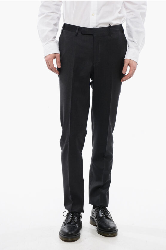 Corneliani Cc Collection Virgin Wool Refined Pants