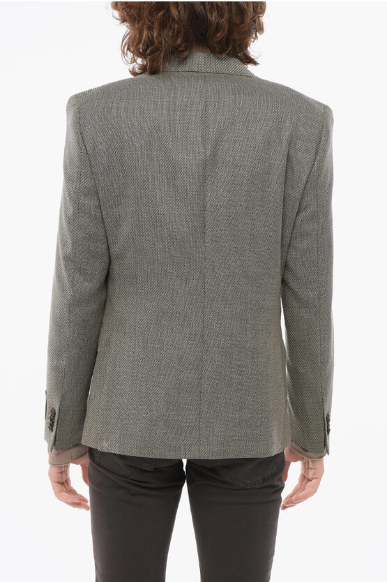 Corneliani Cc Collection Virgin Wool Reset Blazer