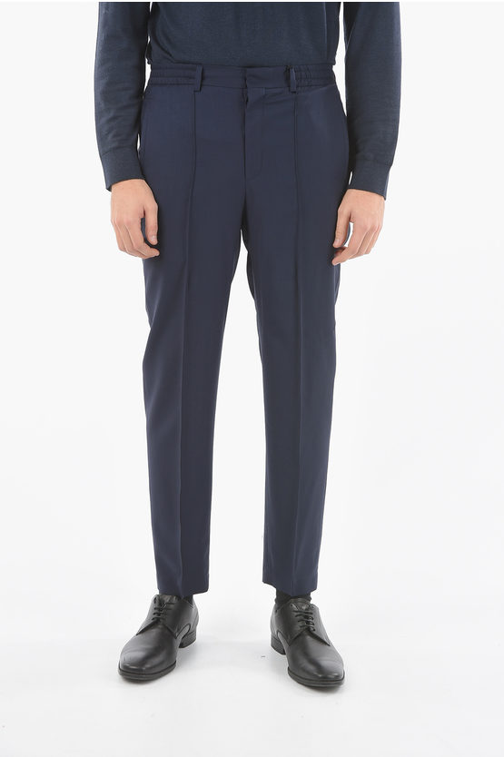 Corneliani Cc Collection Virgin Wool Reset Pants