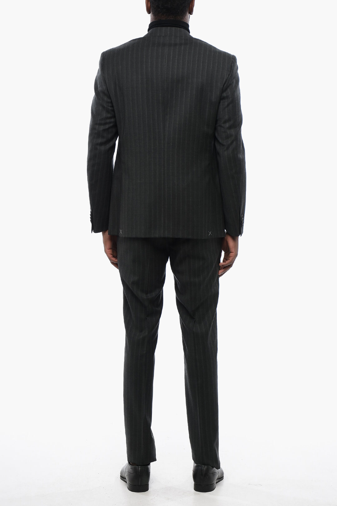 Corneliani CC COLLECTION Virgin Wool RIGHT Pinstriped Suit men