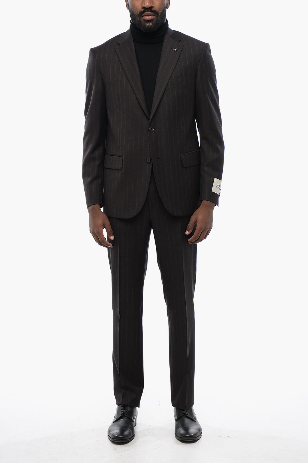 Corneliani CC COLLECTION Virgin Wool RIGHT Pinstriped Suit men