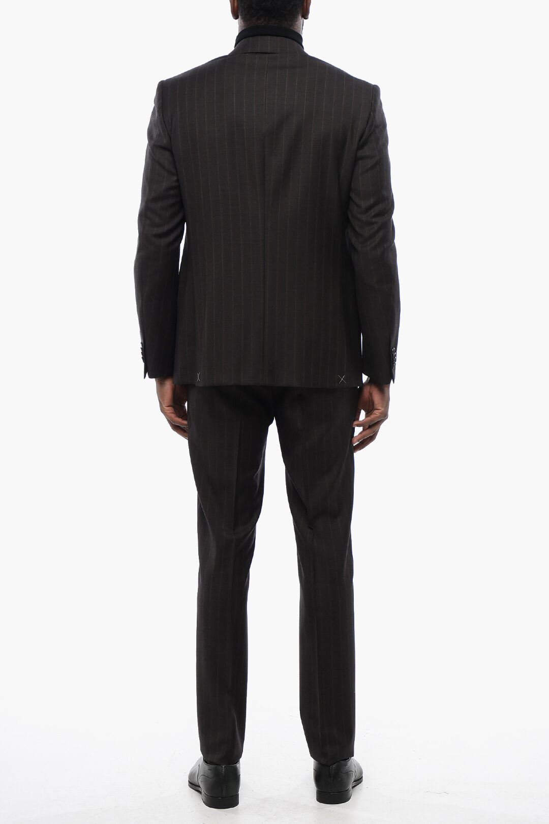 Corneliani CC COLLECTION Virgin Wool RIGHT Pinstriped Suit men