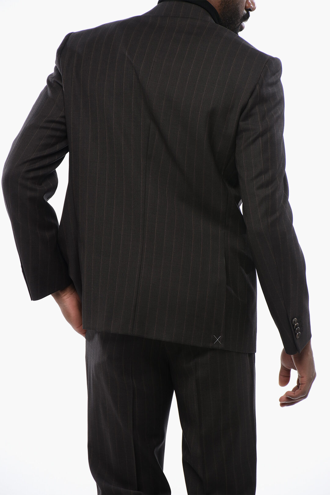 Corneliani CC COLLECTION Virgin Wool RIGHT Pinstriped Suit men