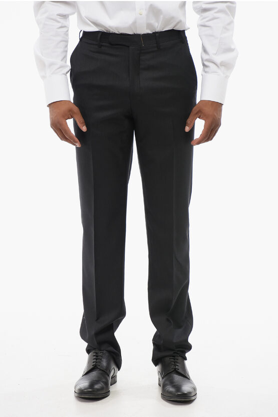 Corneliani Cc Collection Virign Wool Pants Grösse 44