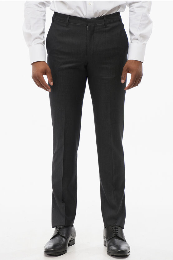 Corneliani Cc Collection Wool And Silk Blend Pants Grösse 44