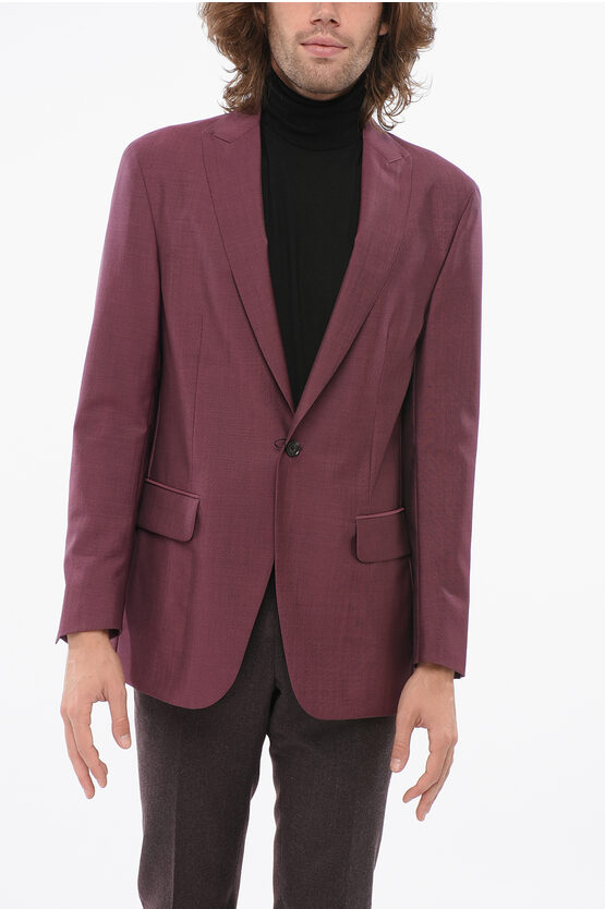 Corneliani Cc Collection Wool Blend Reset Half-lined Blazer
