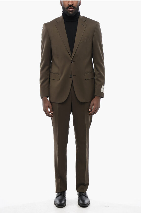 Corneliani Cc Collection Wool Blend Right Slim Fit Suit