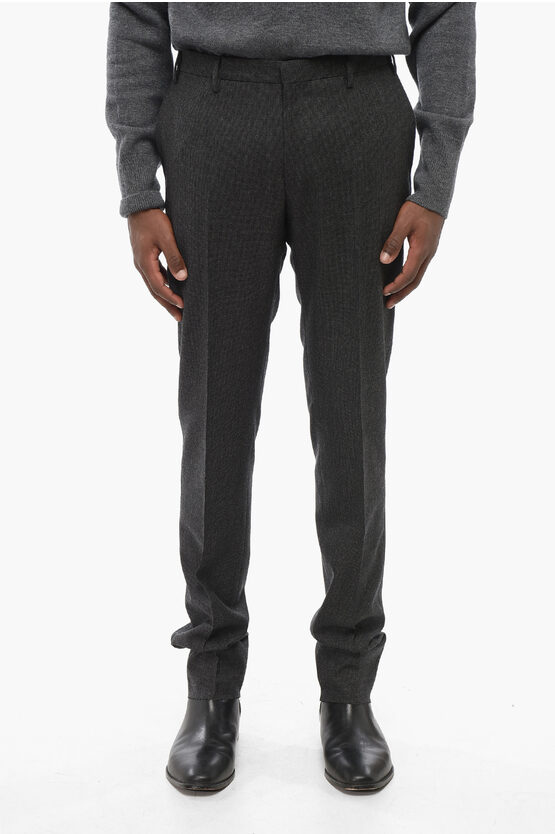 Corneliani Cc Collection Wool Hopsack Reward Pants