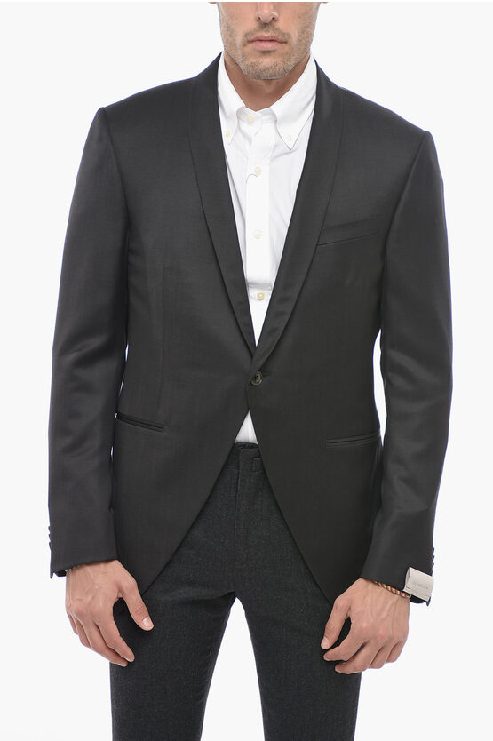 Shop Corneliani Cerimonia Academy Blazer With Shawl Lapel