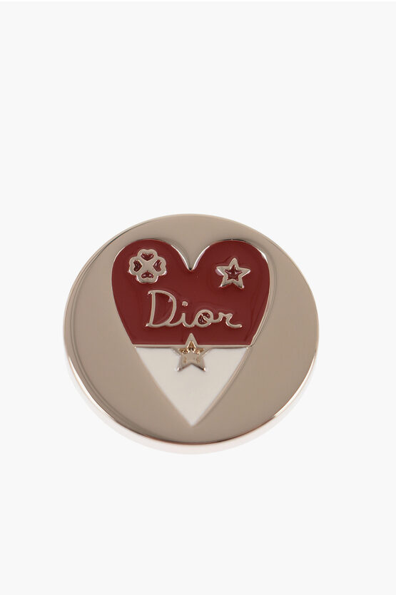 Shop Dior Charm For Shoulder Strap With Engraved Heart