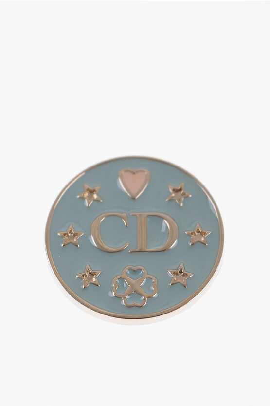 Shop Dior Charm For Shoulder Strap With Engraved Logo