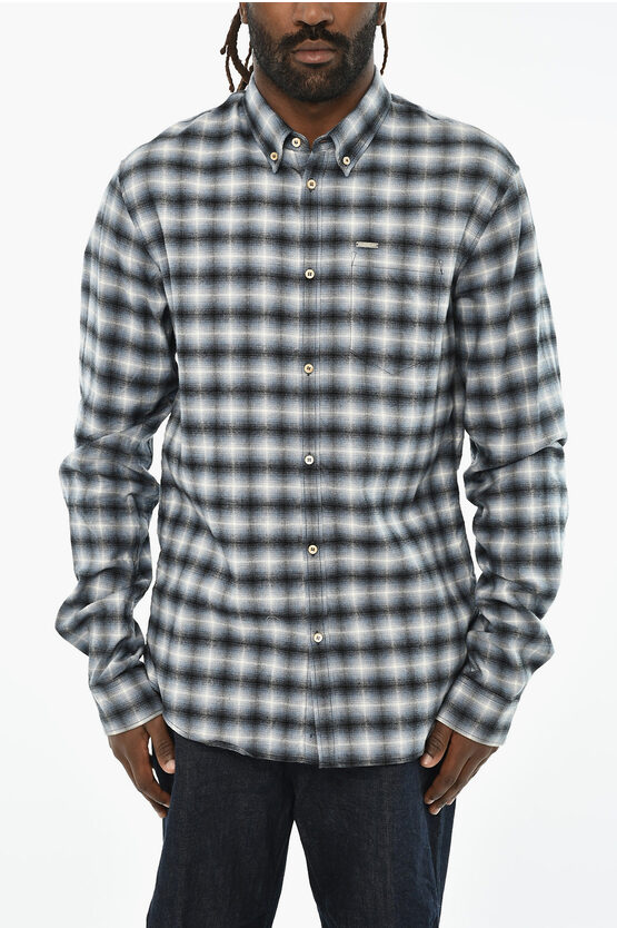 Dsquared2 Check Button Down Shirt Grösse 50 In Multi
