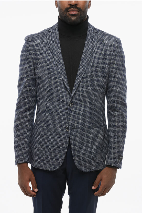Check Motif Blazer … - image