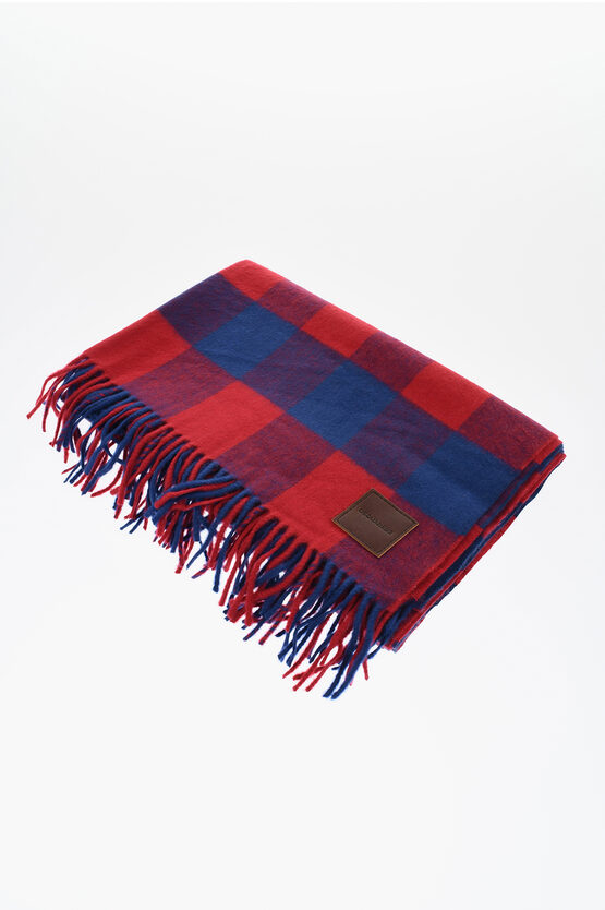 Checked Cashmere Sc… - image