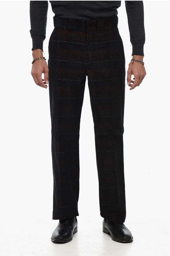 DICKIES CHECKED CORDOUROY ALMA PANTS 