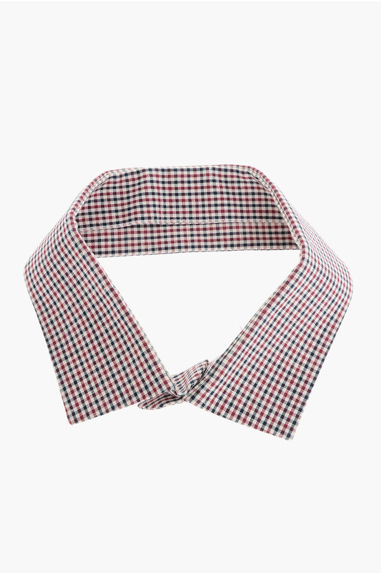 Dsquared2 Checked Cotton Collar