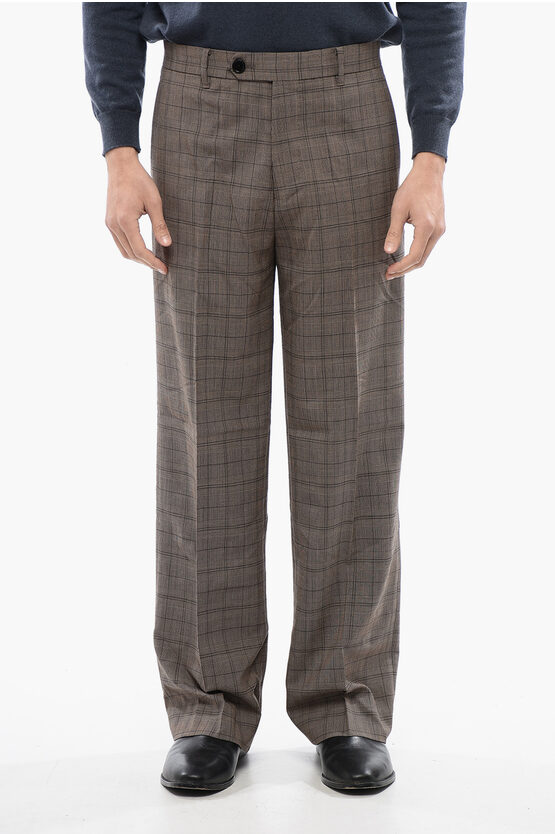 Allsaints Checked Loose Fit Hobart Pants