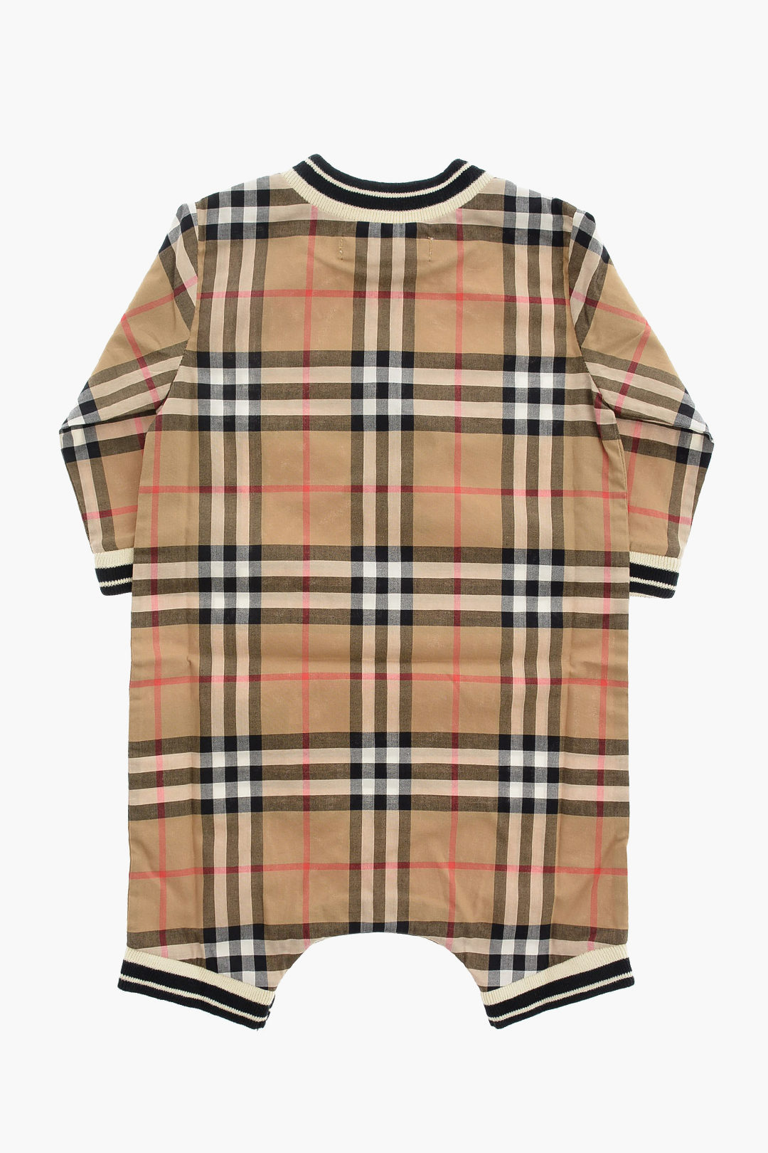Burberry KIDS Checked MICHAEL romper suit boys - Glamood Outlet