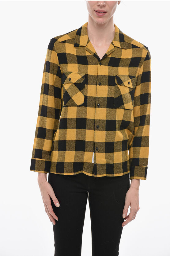 WOOLRICH CHECKERED CHAMOIS SHIRT
