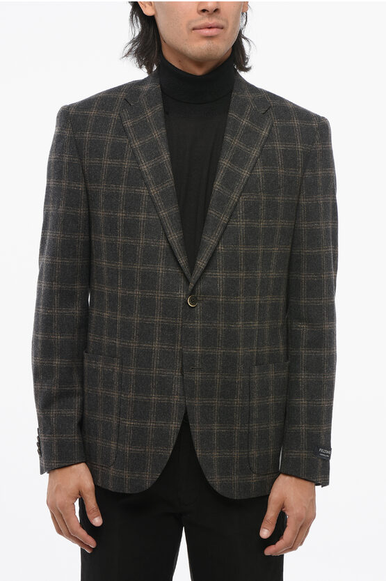 Checkered Motif Woo… - image