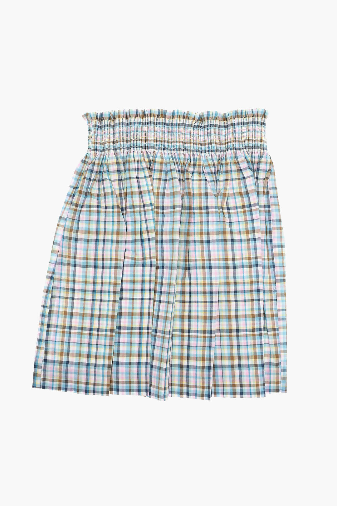 Bonpoint Checkered NOUMEA Flared Long Skirt girls - Glamood Outlet