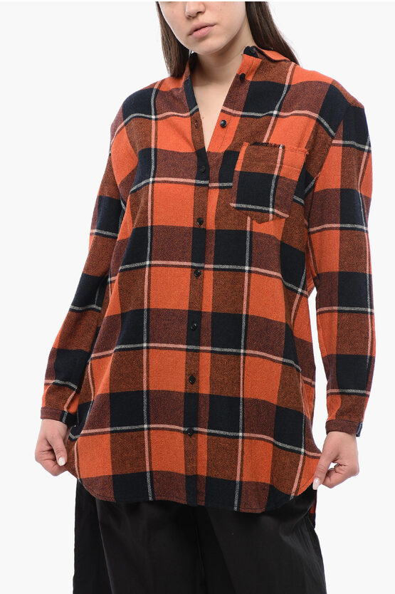 Woolrich Chekered Wool Gauze Shirt