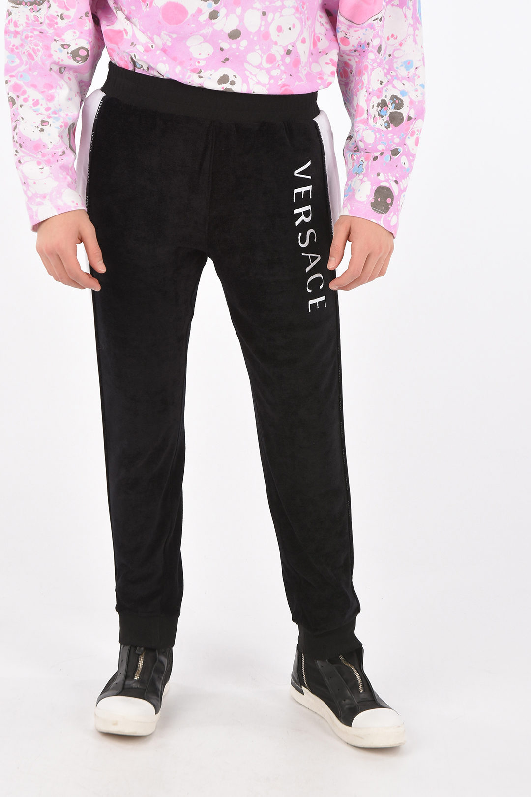 Chenille track online pants