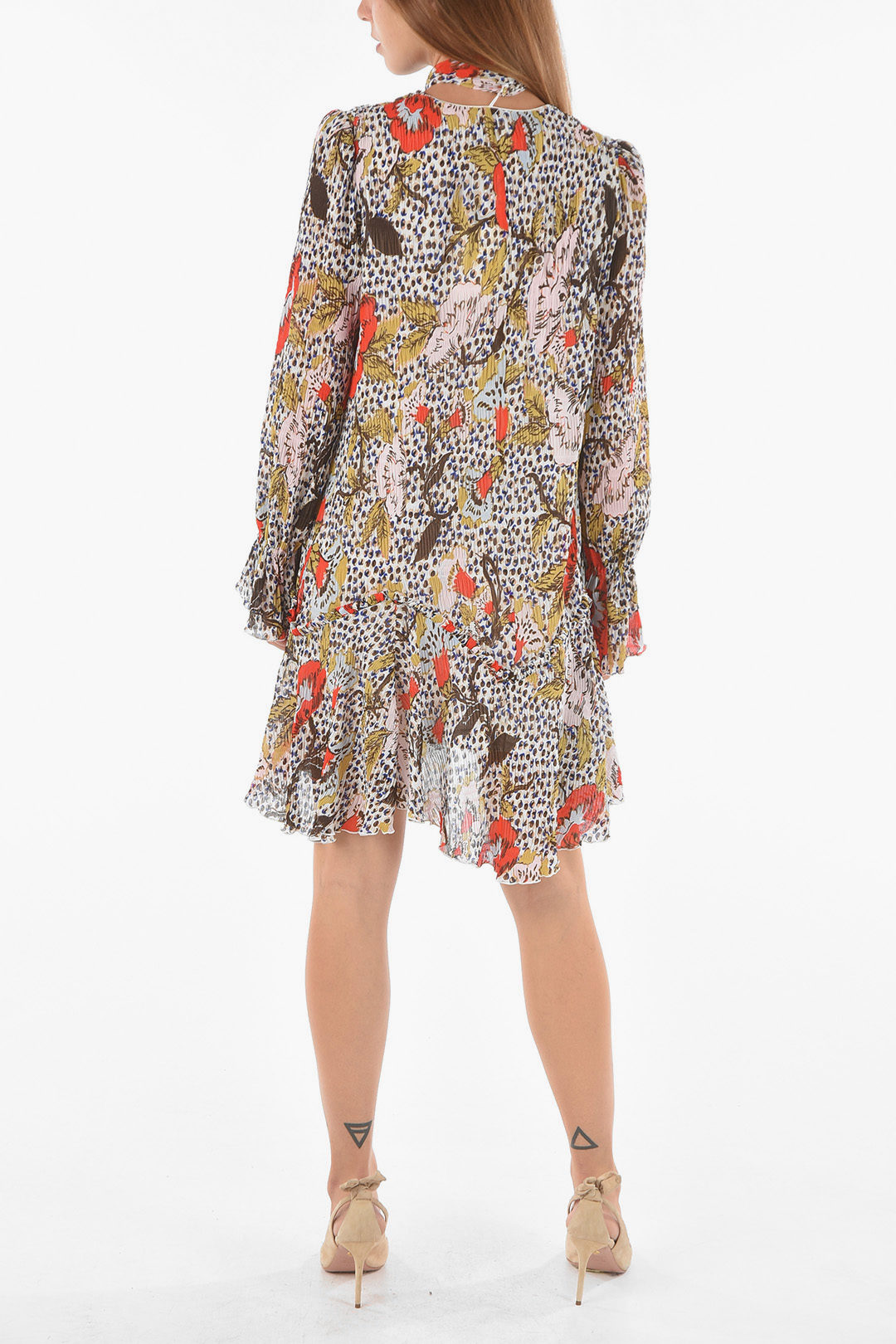 Dolce & Gabbana multi Leopard Print Mini Dress