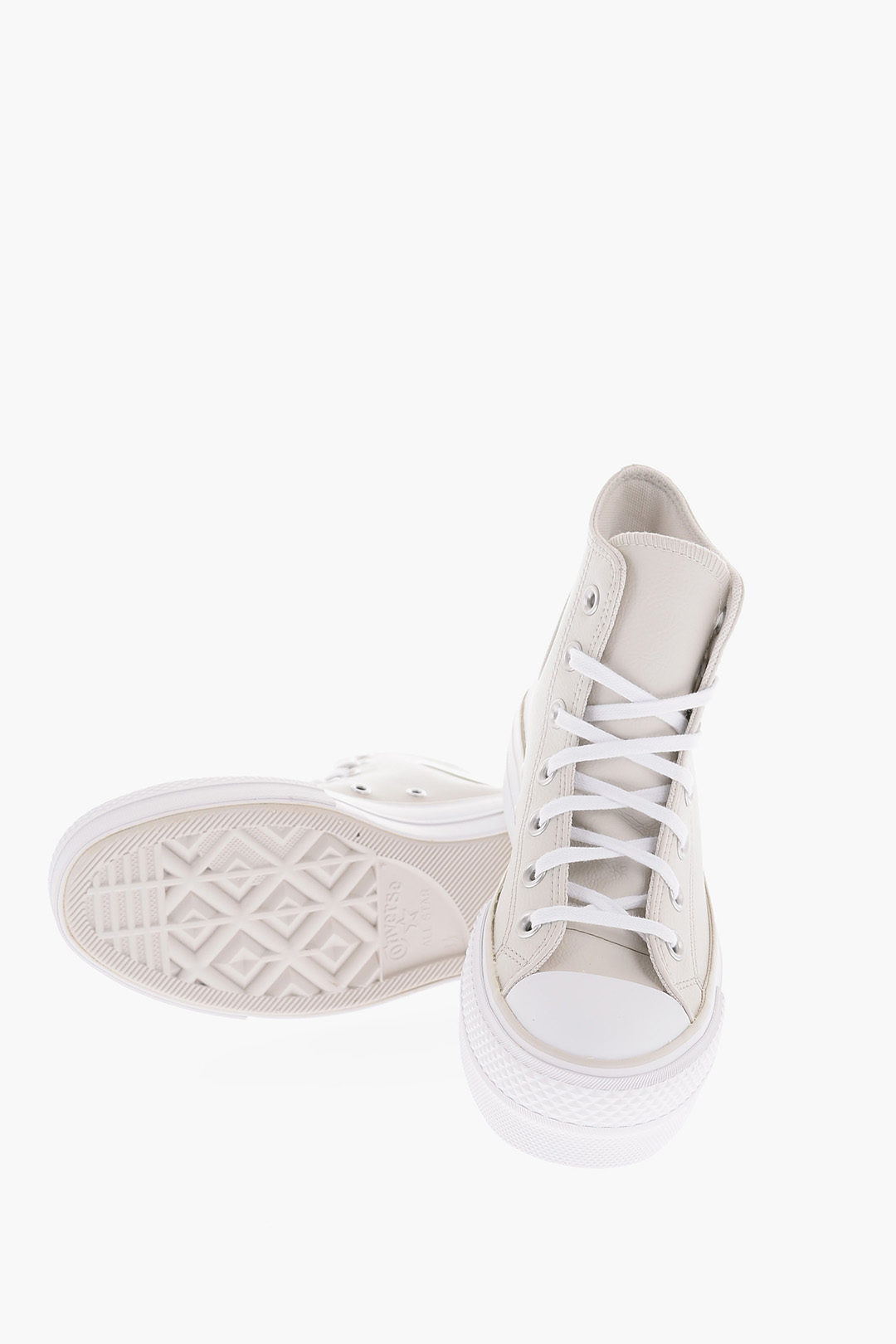 Converse CHUCK ALL STAR 4,5cm Faux Leather LIFT High-Top Sneakes with women - Outlet