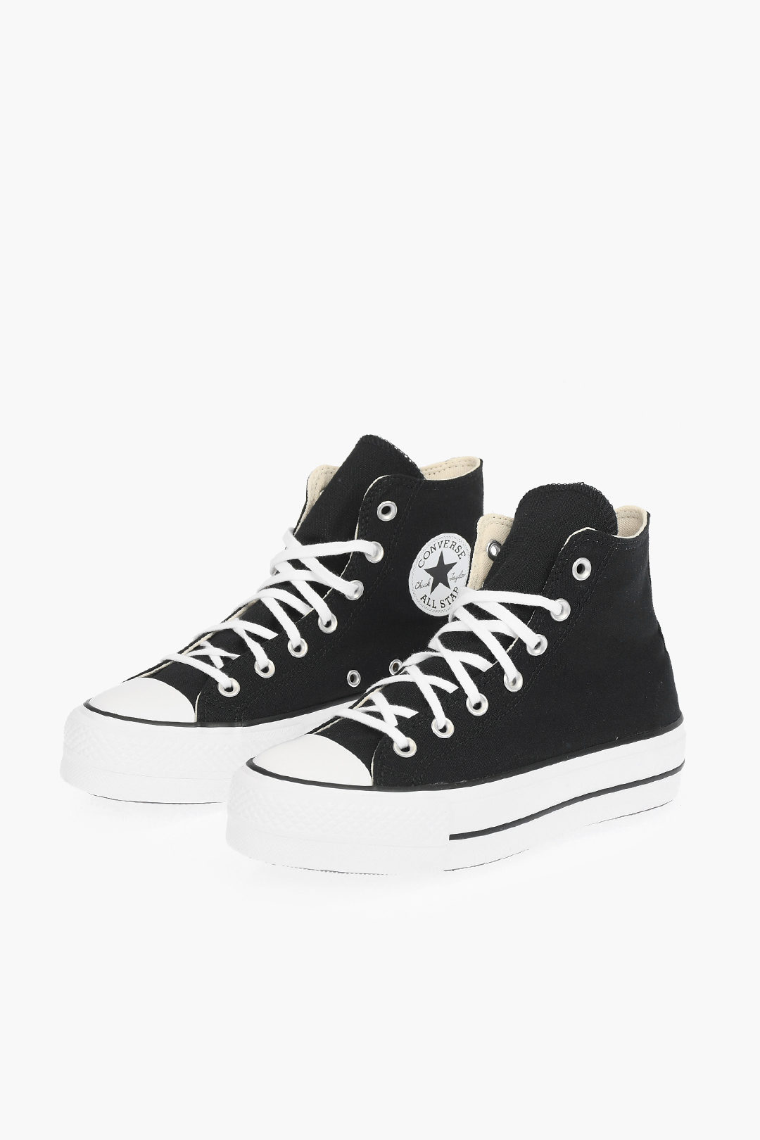 Converse TAYLOR ALL 4,5cm platform high-top sneakers with Contrasting Laces women - Glamood Outlet