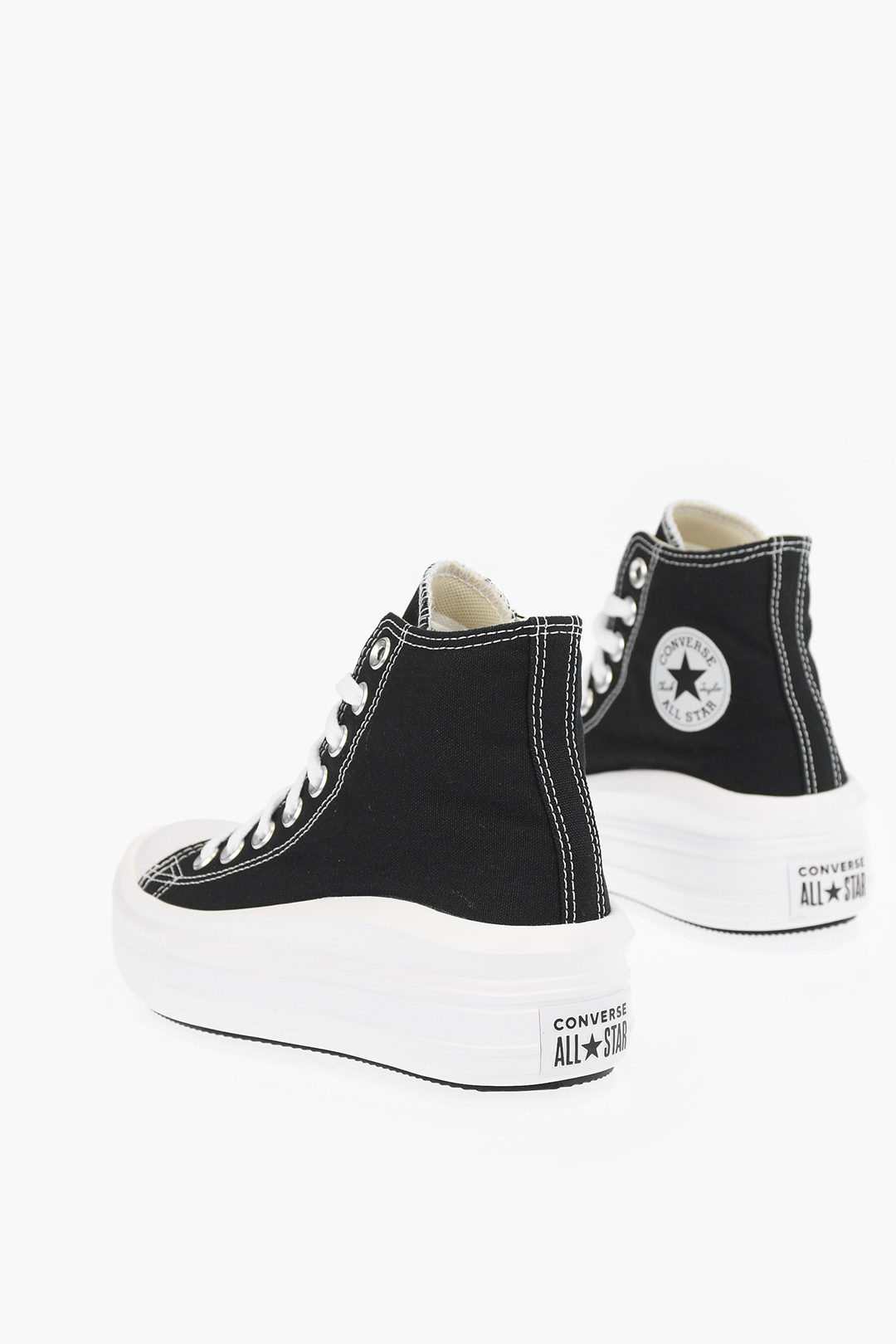 Converse CHUCK TAYLOR ALL STAR 4cm fabric MOVE high top sneakers with  platform women - Glamood Outlet