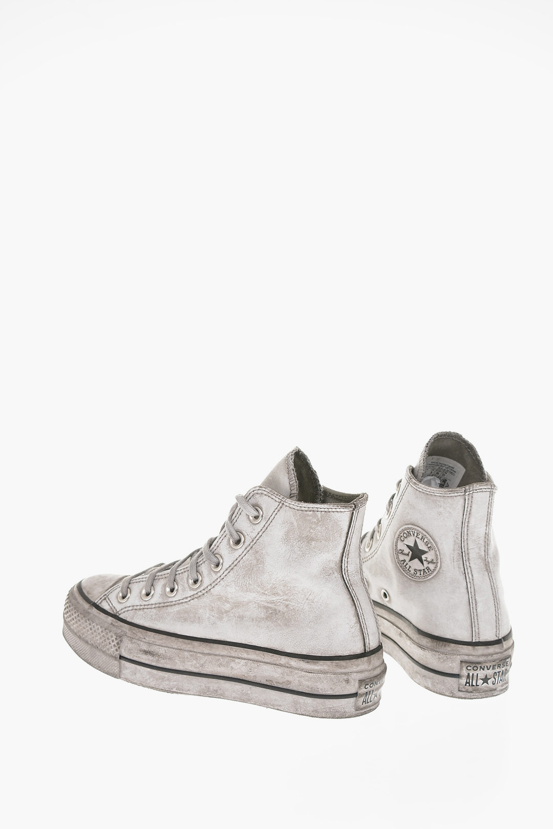 Converse CHUCK TAYLOR ALL STAR leather Vintage Effect High-top Sneakers  women - Glamood Outlet