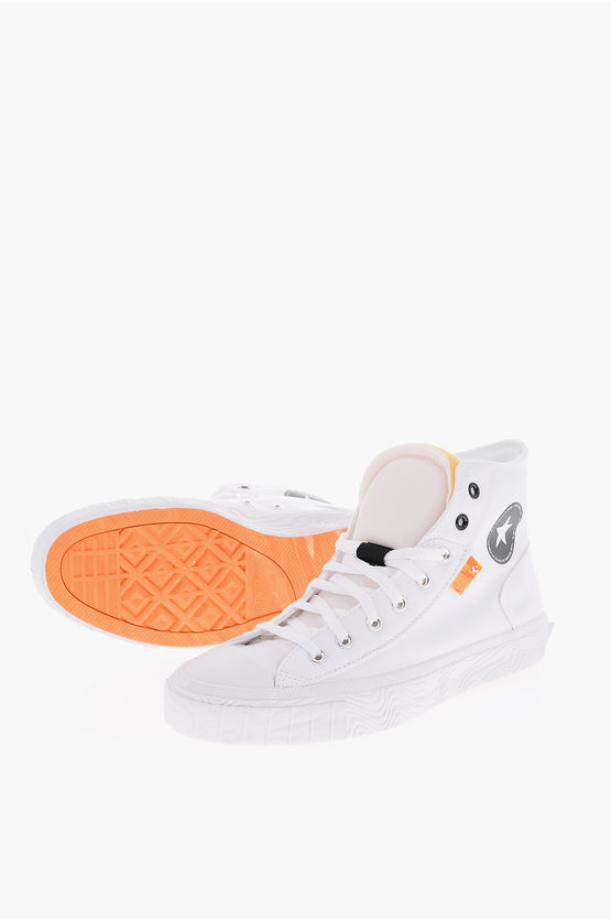 Converse Chuck Taylor Alt Star High Padded Sneakers With Colorful Sol In White