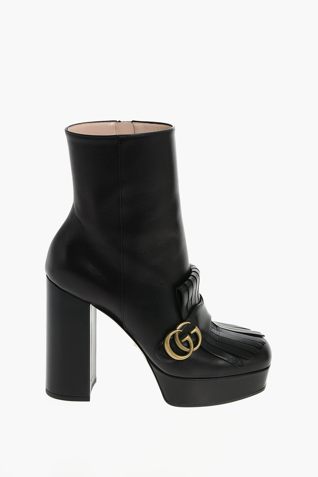 Gucci Chunky High Heel ankle boots with Fringes 13 cm women - Glamood Outlet