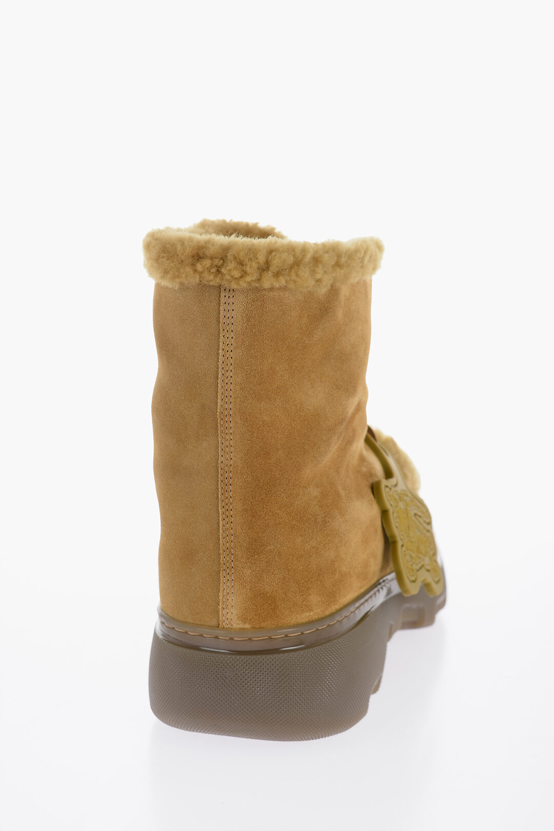 Burberry shearling boots hotsell