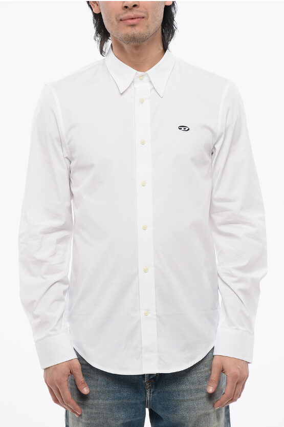 Diesel Classic Collar Cotton Poplin S-benny-a Shirt