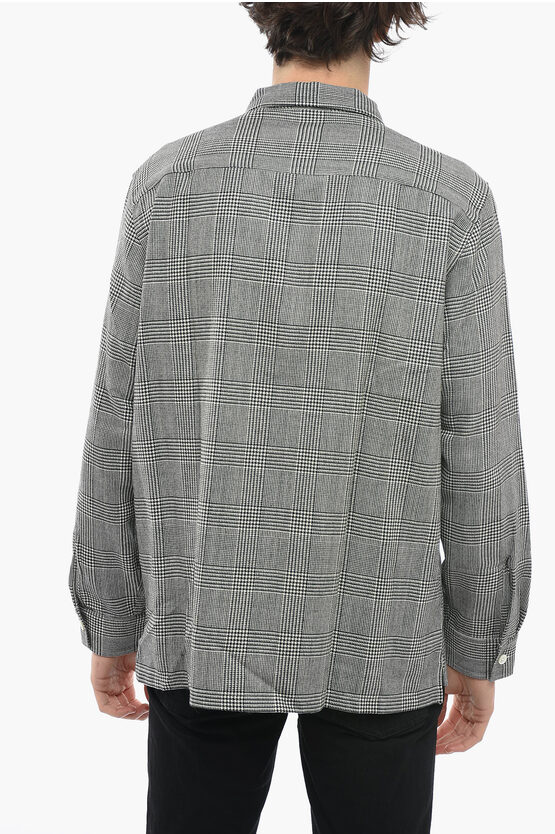 Sunflower Classic Collar Virgin Wool Blend District Check Shirt