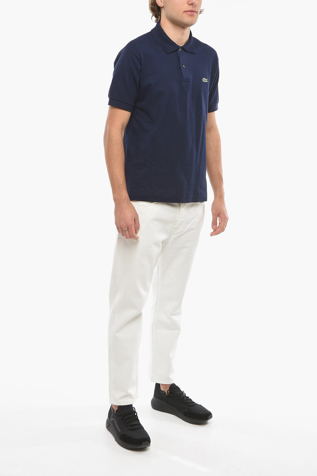 Lacoste Classic Fit Polo Shirt with Logo Embroidery men Glamood