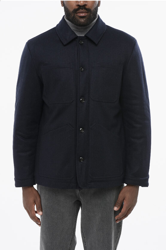 Altea Cloth Newton Padded Jacket In Black