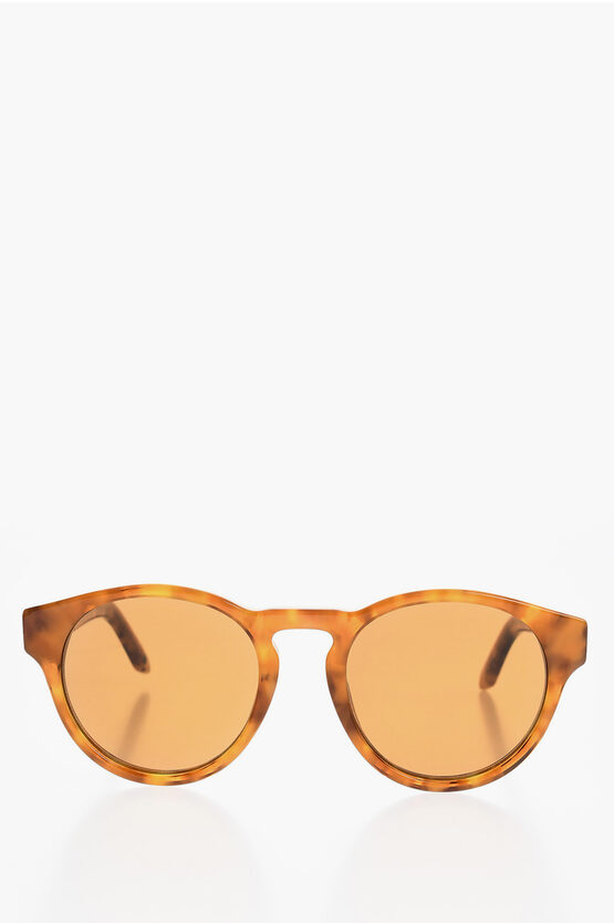 Off-white Clubmaster Oakland Sunglasses With Tortoiseshell Frame In Orange