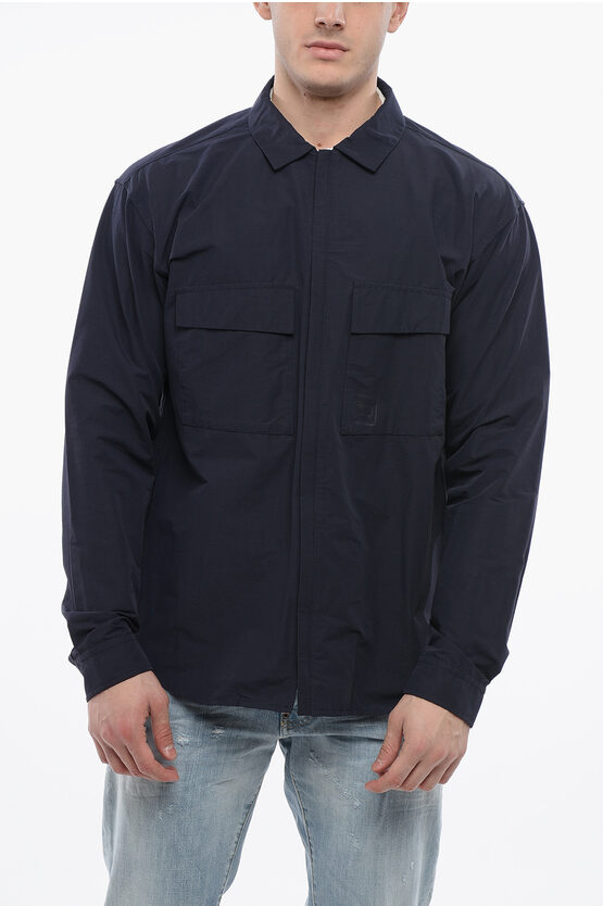 WOOLRICH COACH WINDBREAKER WITH UTILITY POCKETS