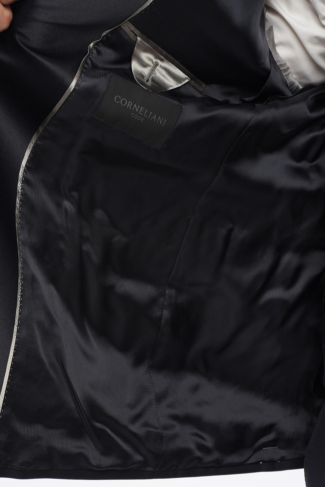 Corneliani CODE Satin Peak Lapel Suit men - Glamood Outlet