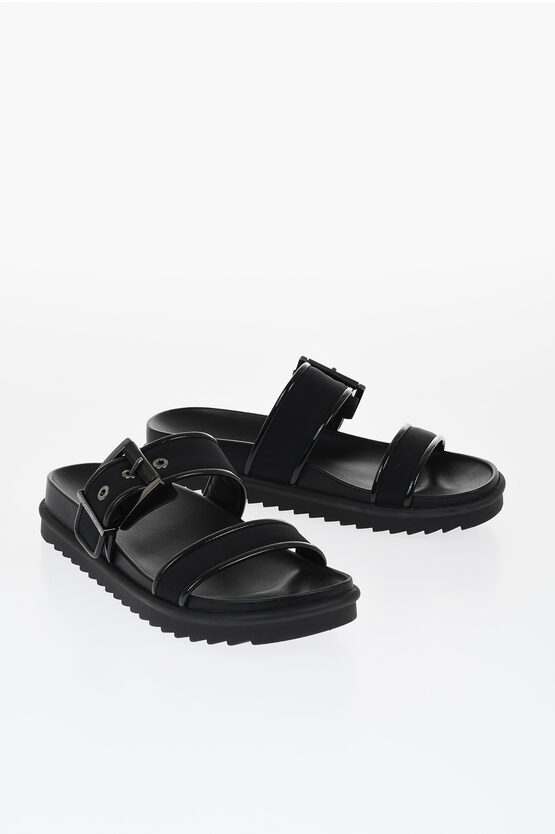 MICHAEL KORS COLBY SLIDES WITH BUCKLE 