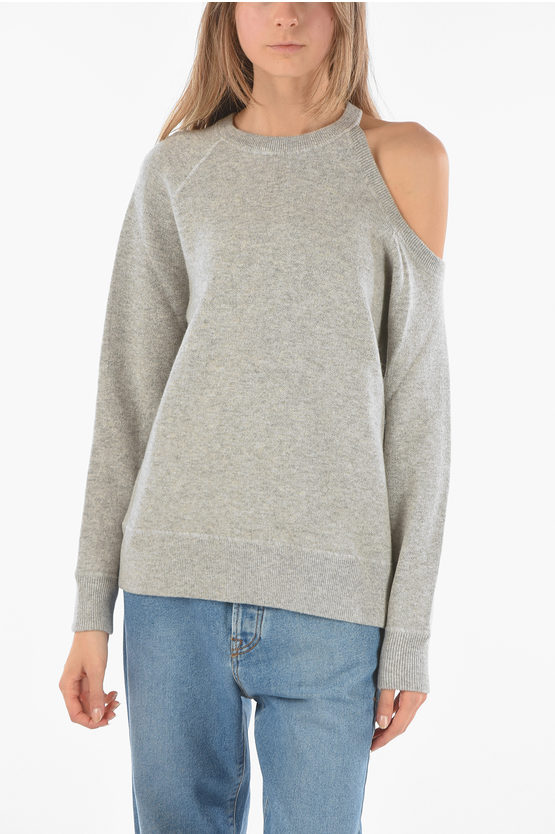 Michael Kors Cold Shoulder Cashmere Blend Sweater women Glamood Outlet