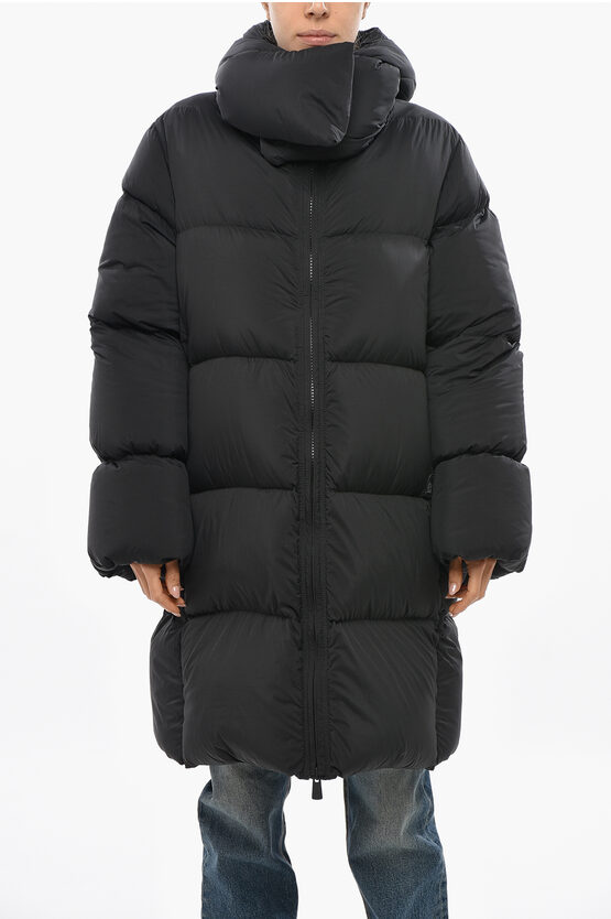 Bacon Collar-shaped Hood Storm Down Jacket