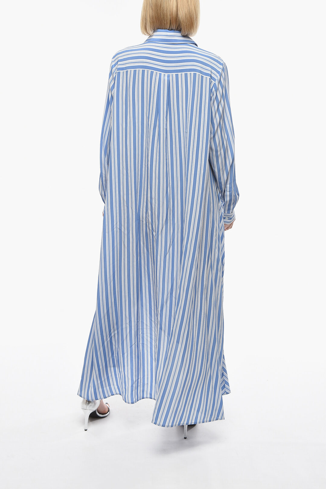 Michael Kors COLLECTION Pinstripe Silk Kaftan women Glamood Outlet