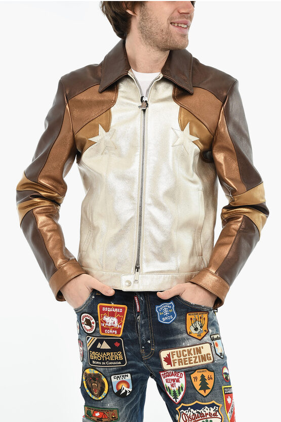 Color Block Metalli…