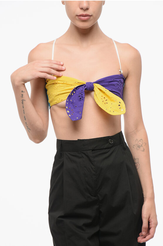 Dsquared2 Color Block Sangalo Bra Top