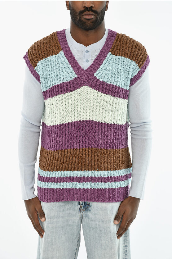 Color Block V-Neck … - image