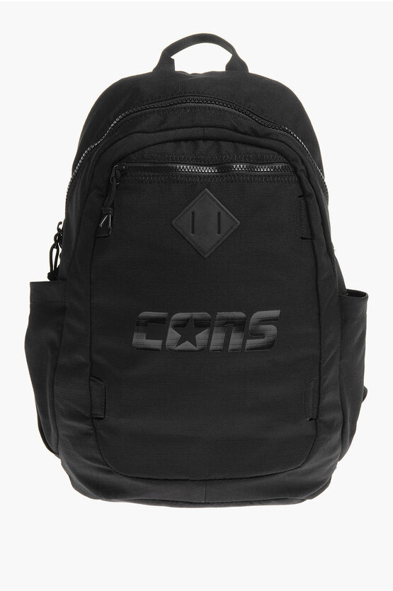 Converse Cons Solid Color Backpack With Tone On Tone Printing